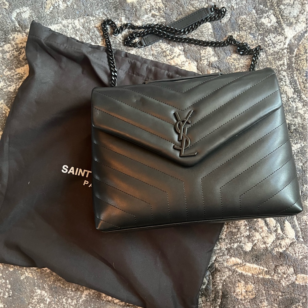 YSL LouLou Medium Chain Flap Bag